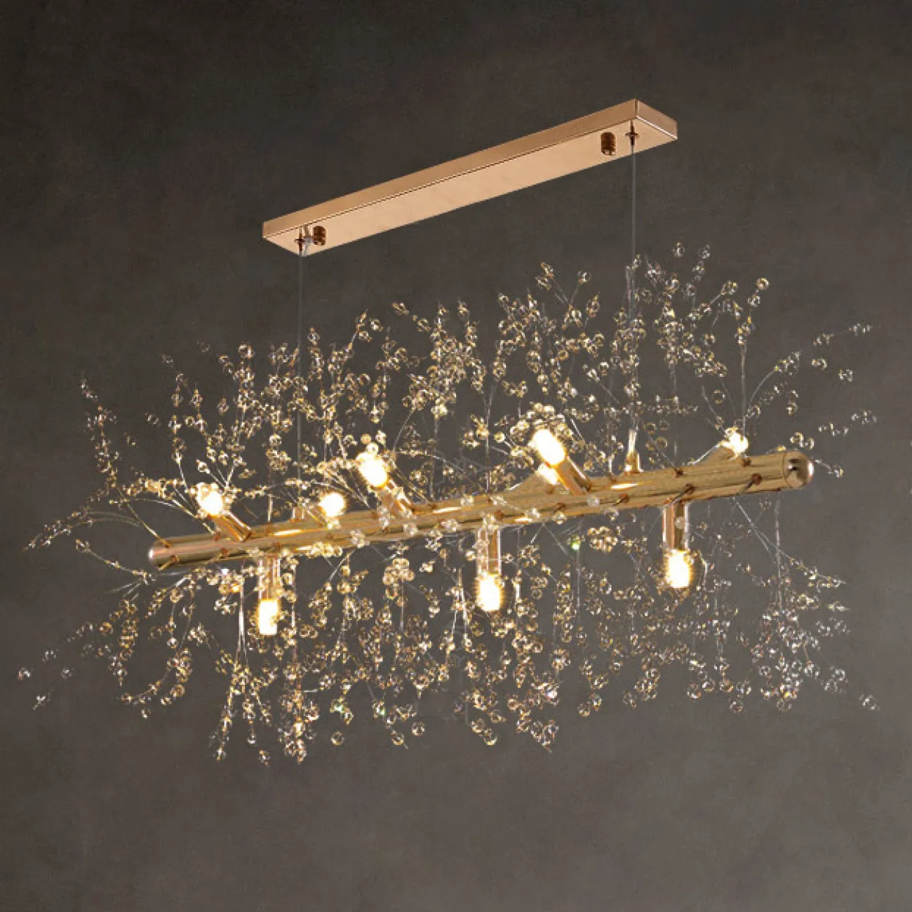 Потолочный светильник ROSALIA LONG L92 Brass от ImperiumLoft