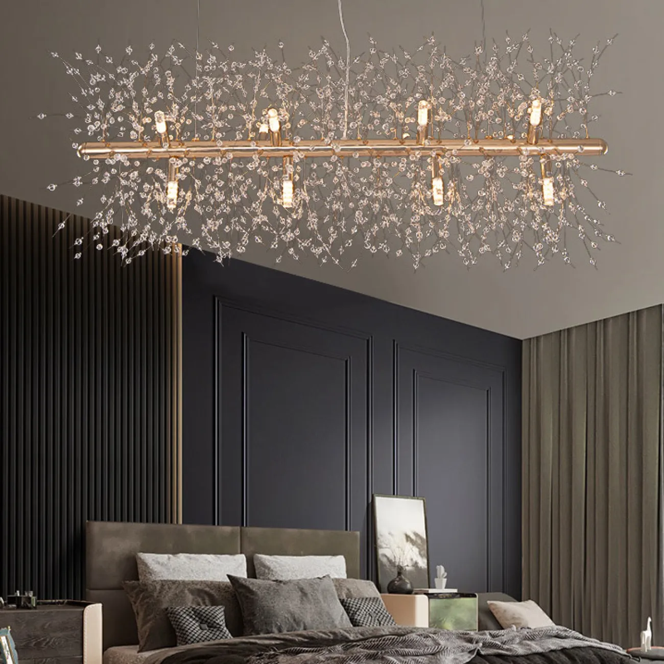 Потолочный светильник ROSALIA LONG L92 Brass от ImperiumLoft