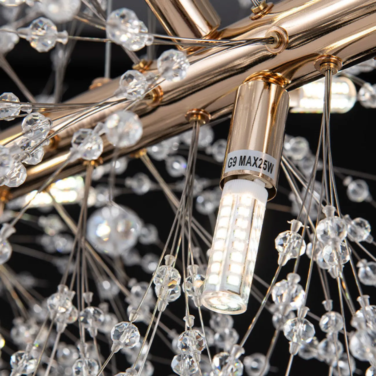 Потолочный светильник ROSALIA LONG L92 Brass от ImperiumLoft