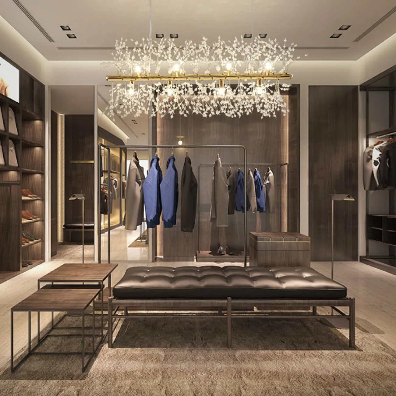 Потолочный светильник ROSALIA LONG L92 Brass от ImperiumLoft