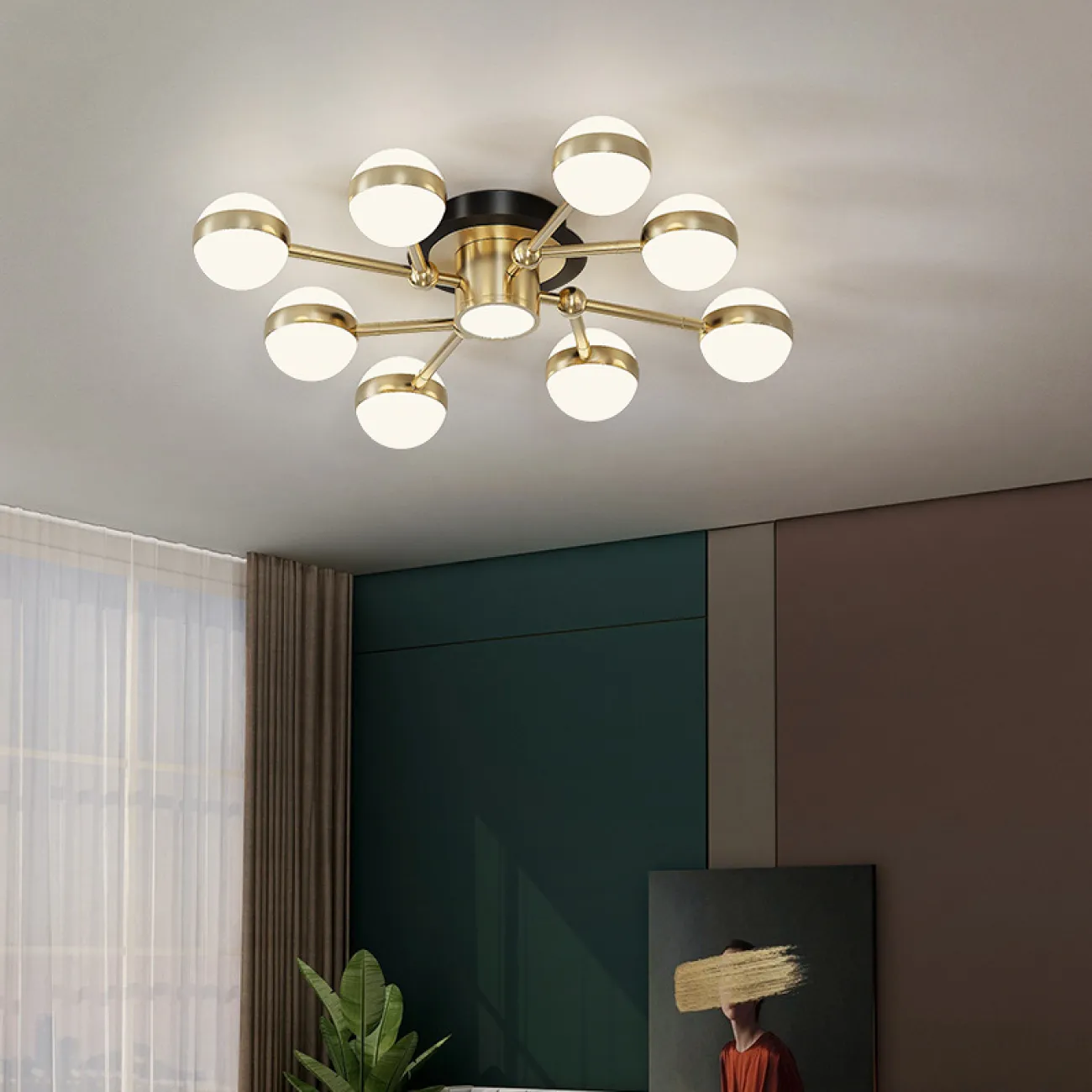 Потолочная люстра ATICA L18 от ImperiumLoft