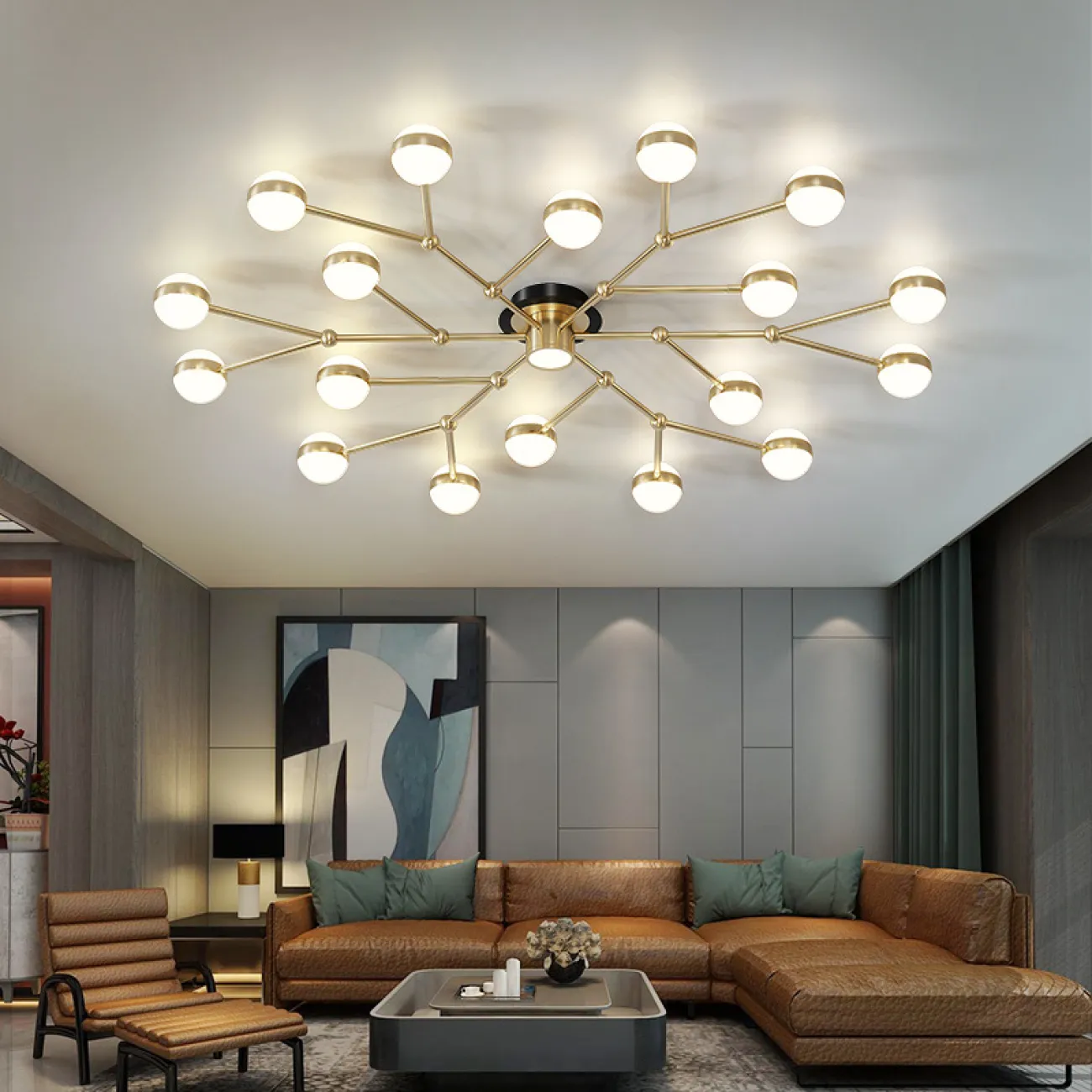 Потолочная люстра ATICA L12 от ImperiumLoft