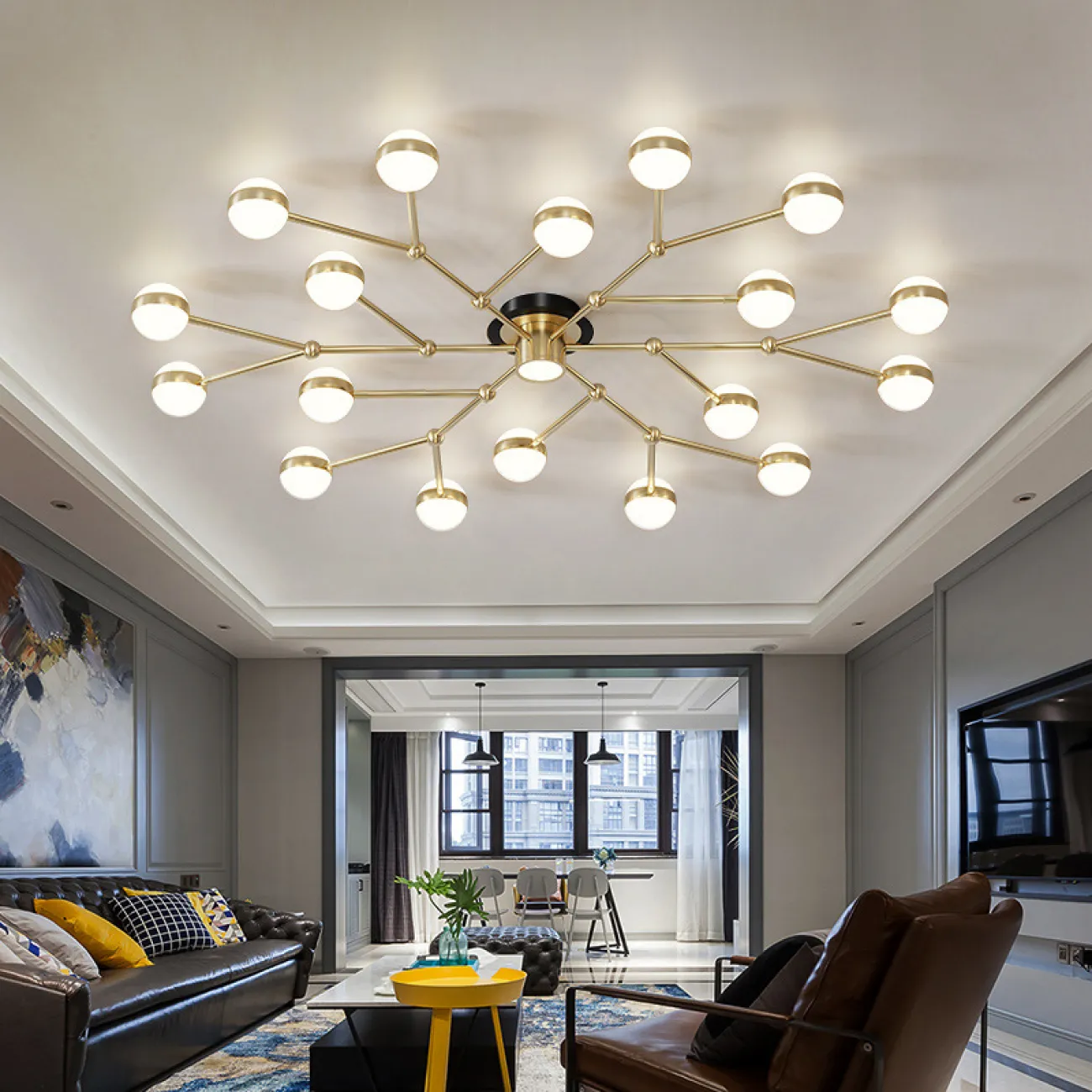 Потолочная люстра ATICA L18 от ImperiumLoft
