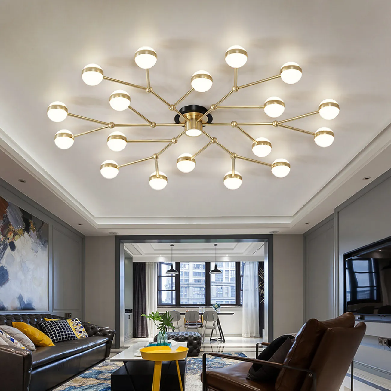 Потолочная люстра ATICA L12 от ImperiumLoft