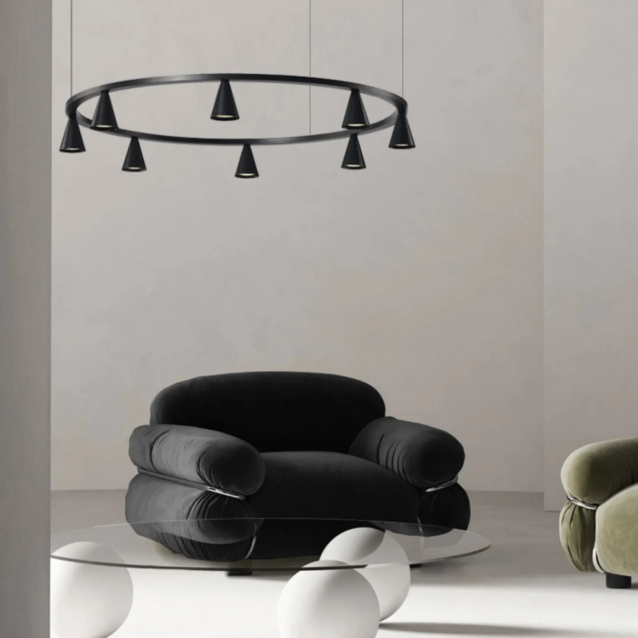 Подвесная люстра FARLAND RING B от ImperiumLoft