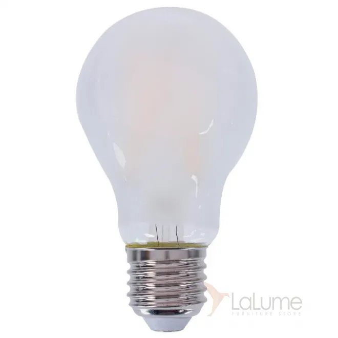Белая матовая лампочка LED E27 6W