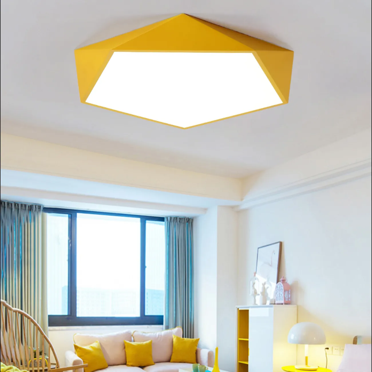 Потолочный светильник GEOMETRIC B D42 Yellow от ImperiumLoft Потолочный светильник GEOMETRIC B D42 Yellow от ImperiumLoft