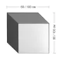 Зеркало Куб Bower Cube Shape Mirror от LaLume