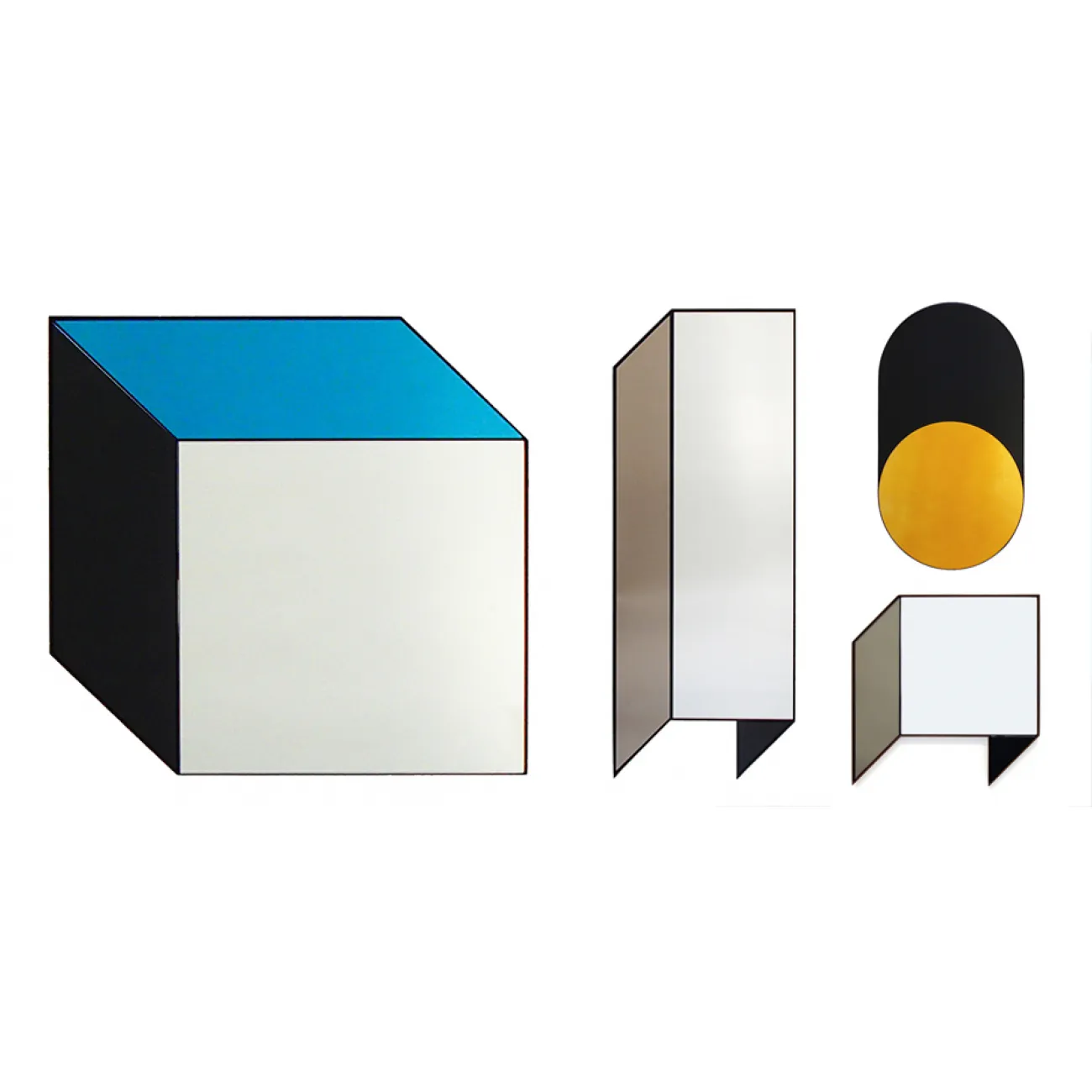 Зеркало Куб Bower Cube Shape Mirror от LaLume