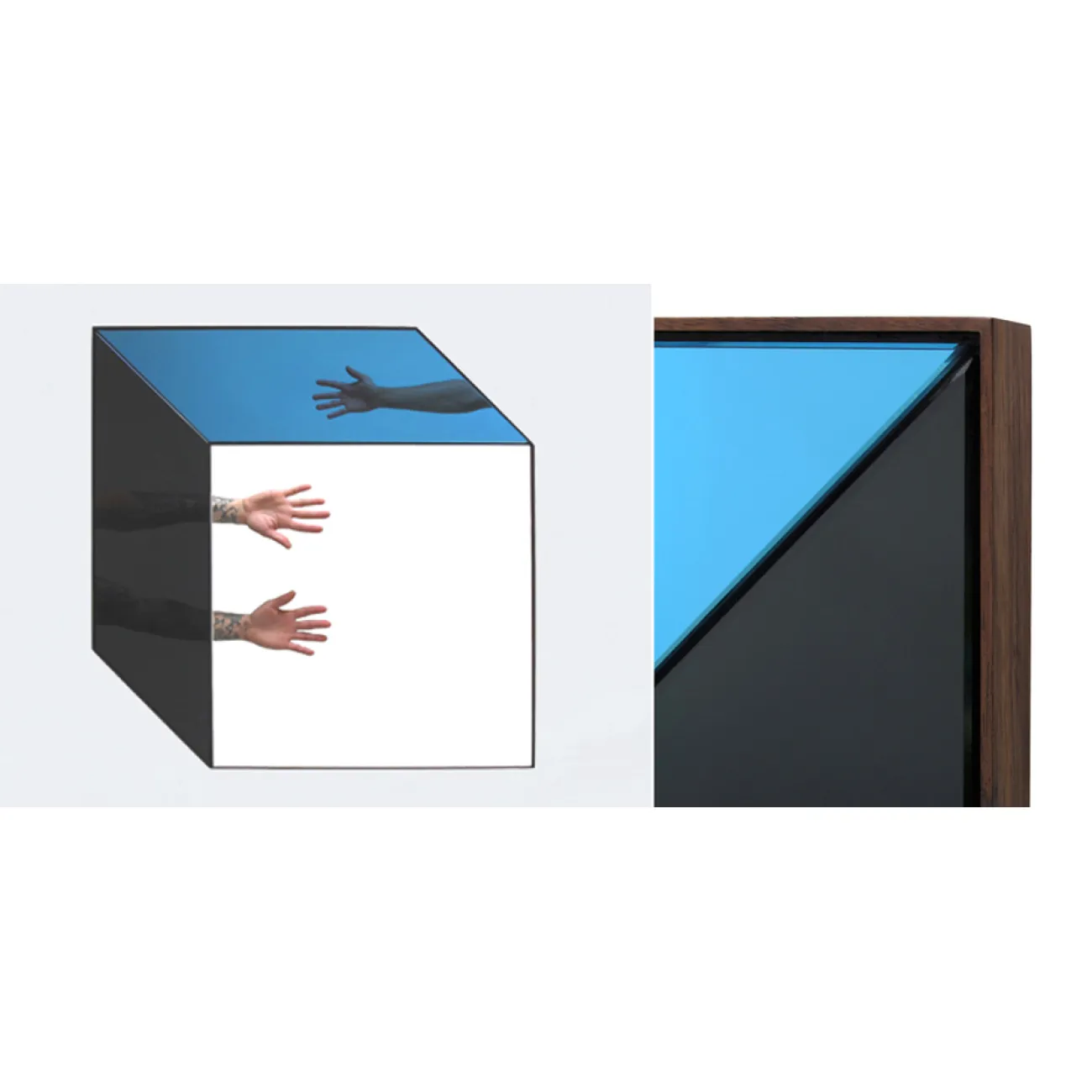 Зеркало Куб Bower Cube Shape Mirror от LaLume