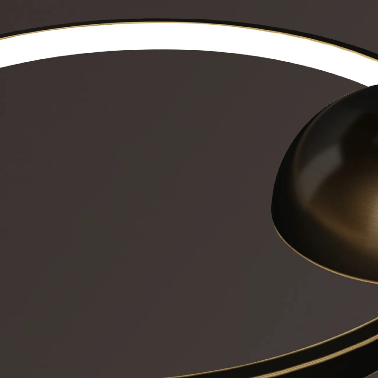 Потолочный светильник DORCAS L42.5 Brass Black от ImperiumLoft