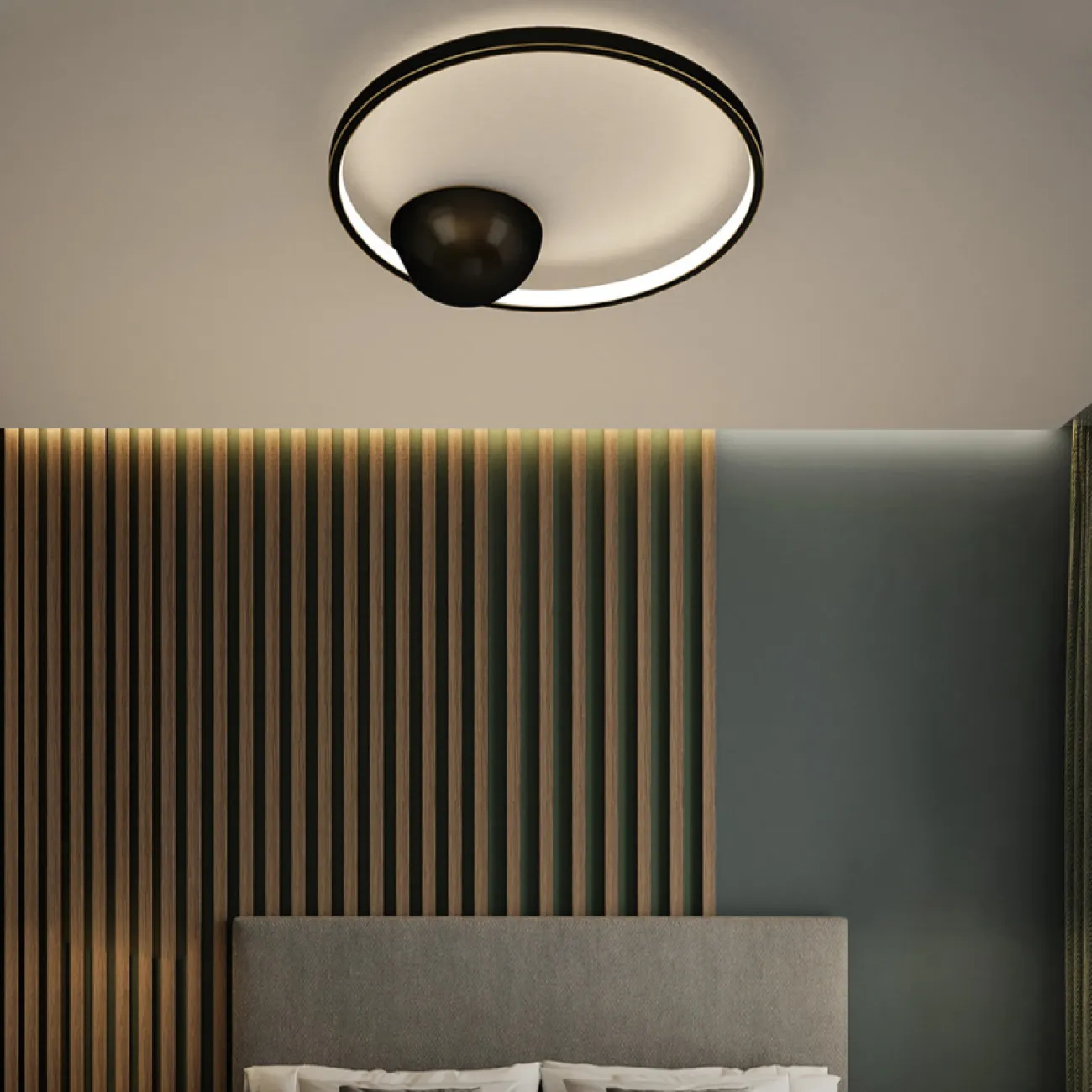 Потолочный светильник DORCAS L42.5 Brass Black от ImperiumLoft