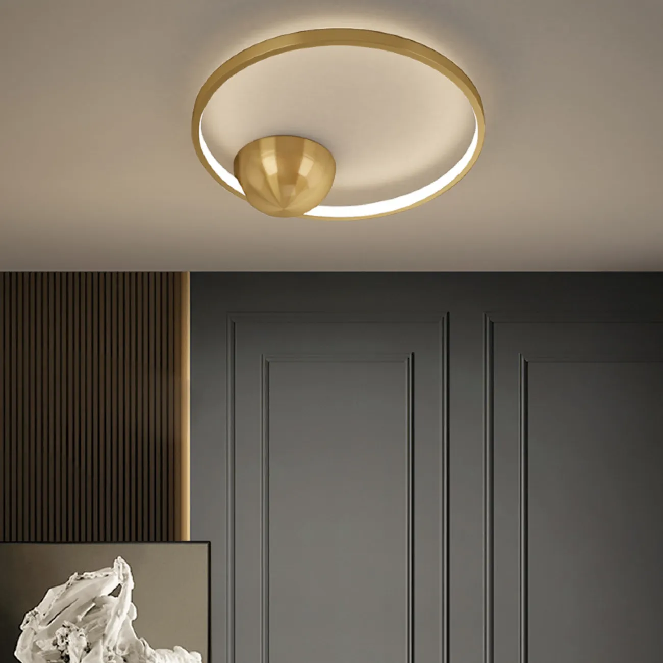 Потолочный светильник DORCAS L42.5 Brass от ImperiumLoft