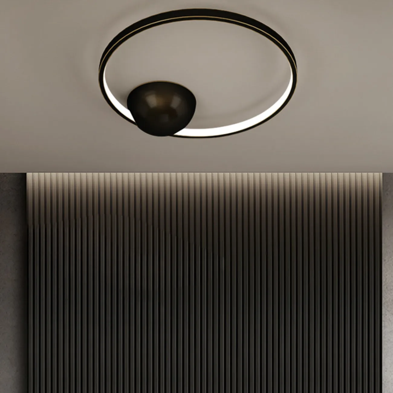 Потолочный светильник DORCAS L42.5 Brass Black от ImperiumLoft