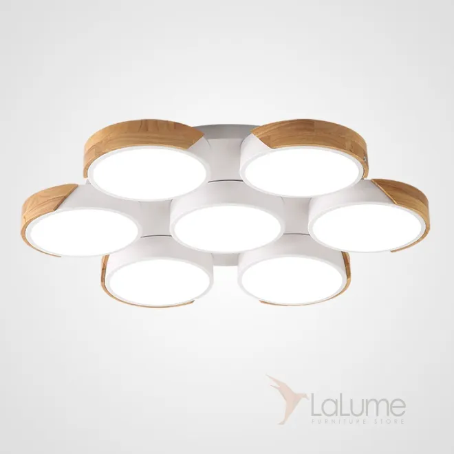 Подвесная люстра CLIP 7 Белый от ImperiumLoft