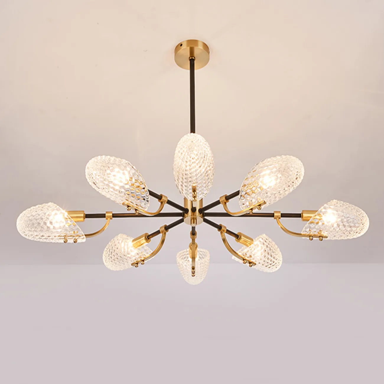 Потолочная люстра LORAINE L6 Brass от ImperiumLoft