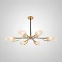 Потолочная люстра LORAINE L6 Brass Black от ImperiumLoft