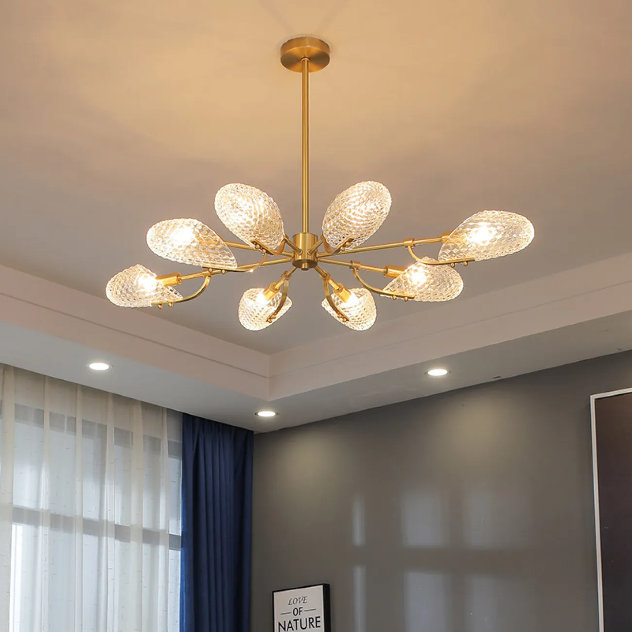 Потолочная люстра LORAINE L6 Brass Black от ImperiumLoft Потолочная люстра LORAINE L6 Brass Black от ImperiumLoft