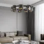Подвесная люстра JANICE D100 D60 Black Grey от ImperiumLoft