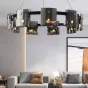 Подвесная люстра JANICE D100 D60 Black Grey от ImperiumLoft