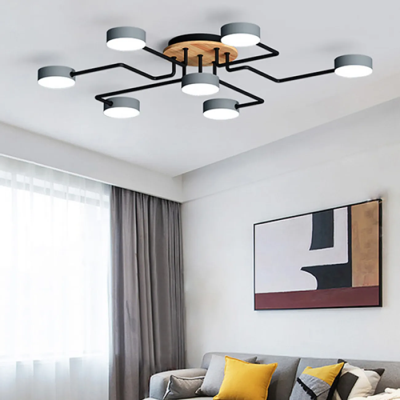 Потолочная люстра SCHEME LED COLOR от ImperiumLoft