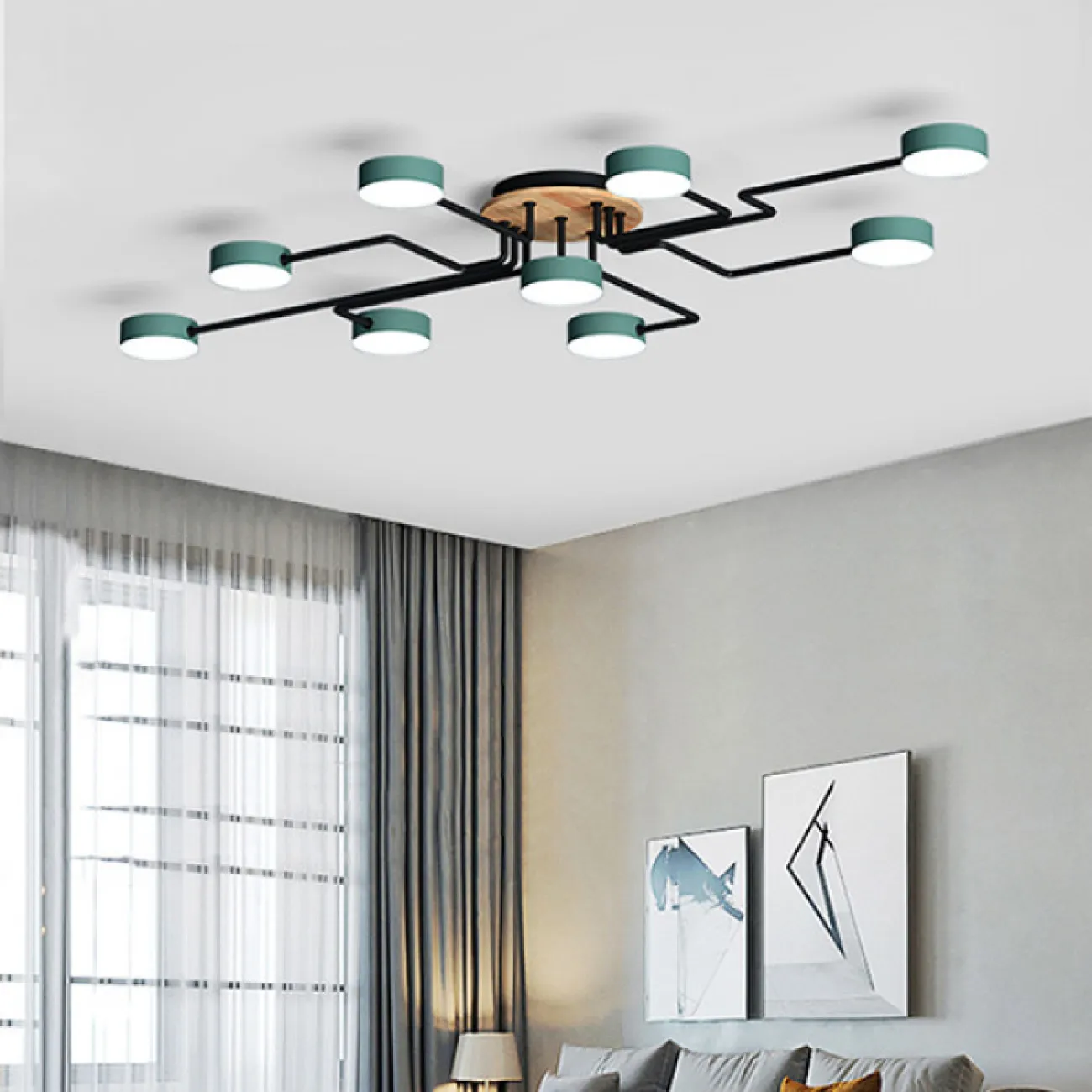 Потолочная люстра SCHEME LED COLOR от ImperiumLoft