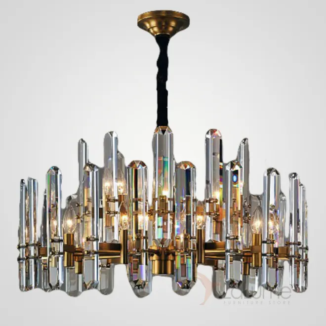 Люстра RH BONNINGTON Chandelier natural brass D900 от ImperiumLoft