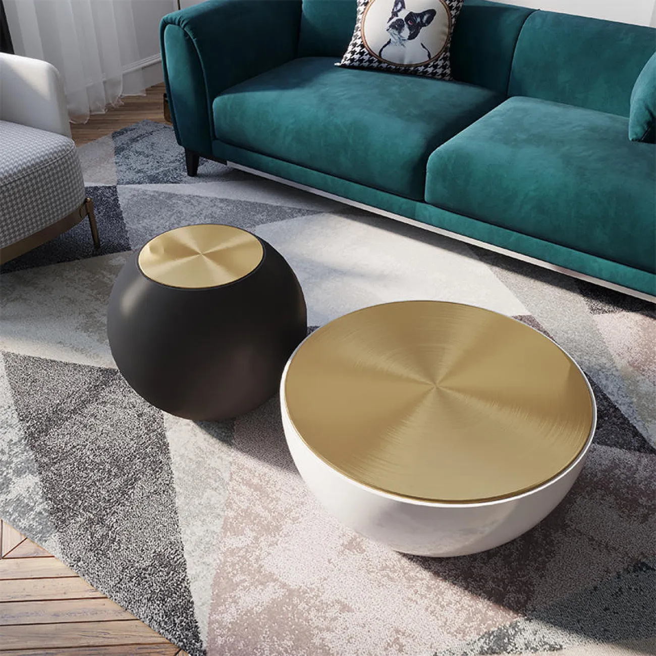 Дизайнерский журнальный столик - LaLume-AP00343