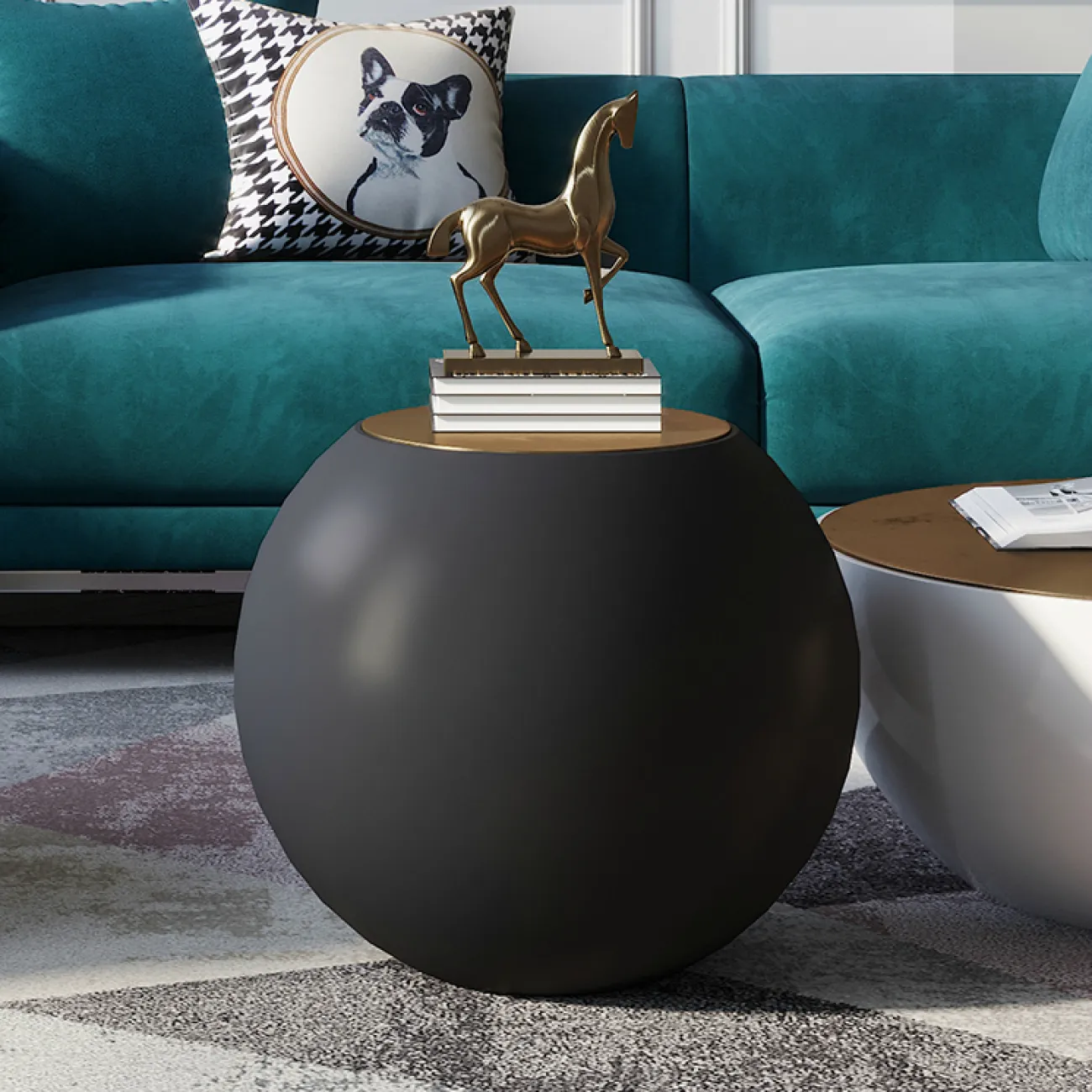 Дизайнерский журнальный столик - LaLume-AP00343