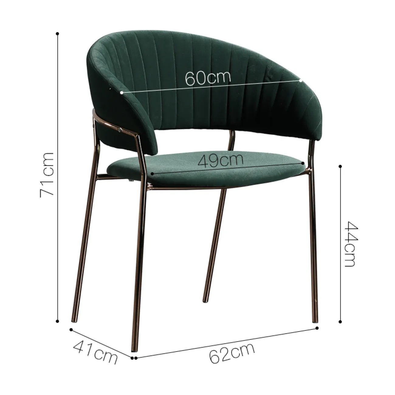 Дизайнерский обеденный стул LaLume-ST00244