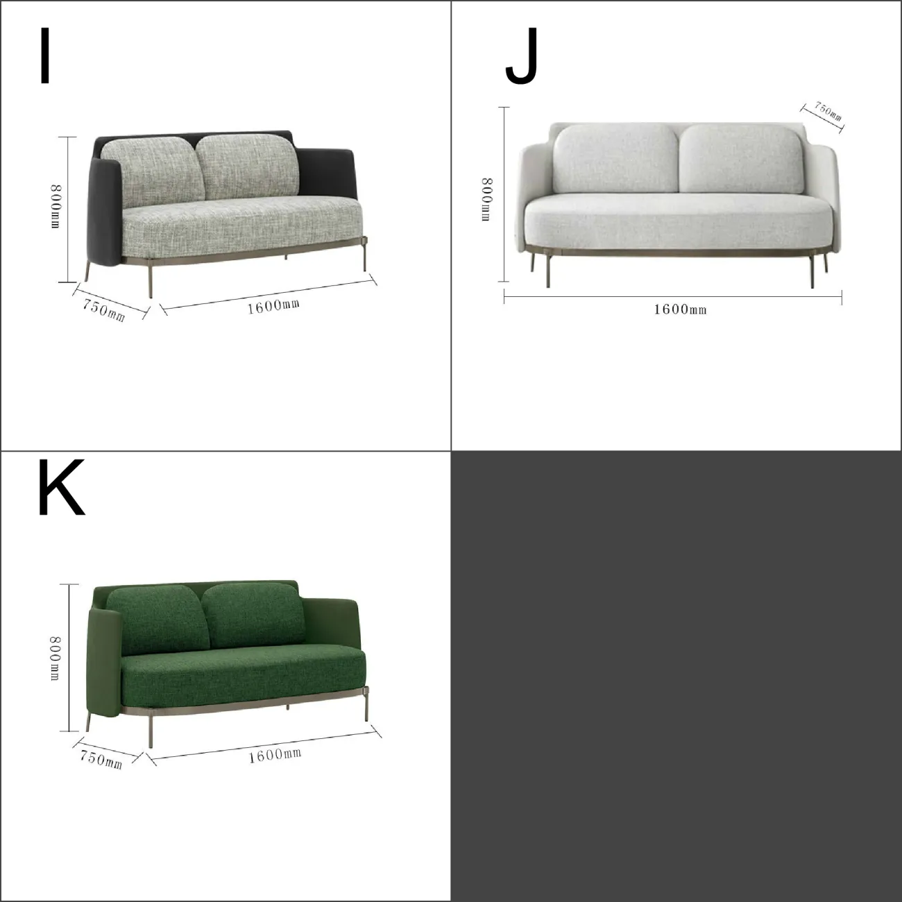 Дизайнерский диван LaLume-DV00119 Дизайнерский диван LaLume-DV00119