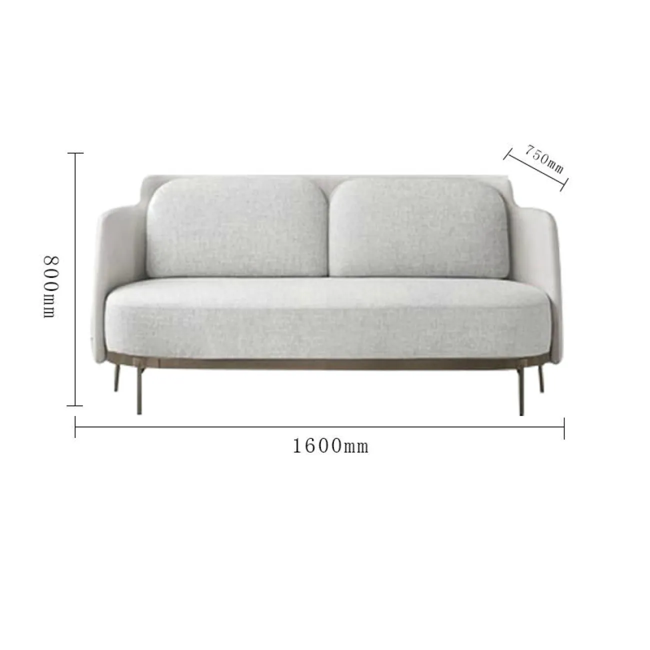 Дизайнерский диван LaLume-DV00119 Дизайнерский диван LaLume-DV00119