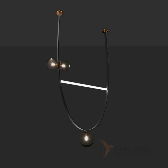 Подвесной светильник FABIUS H200 Black от ImperiumLoft