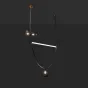 Подвесной светильник FABIUS H120 Black от ImperiumLoft