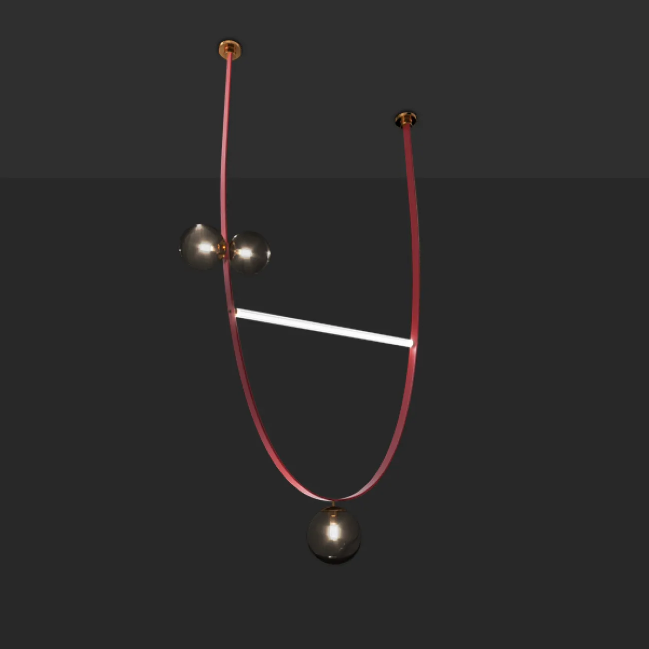 Подвесной светильник FABIUS H200 Black от ImperiumLoft