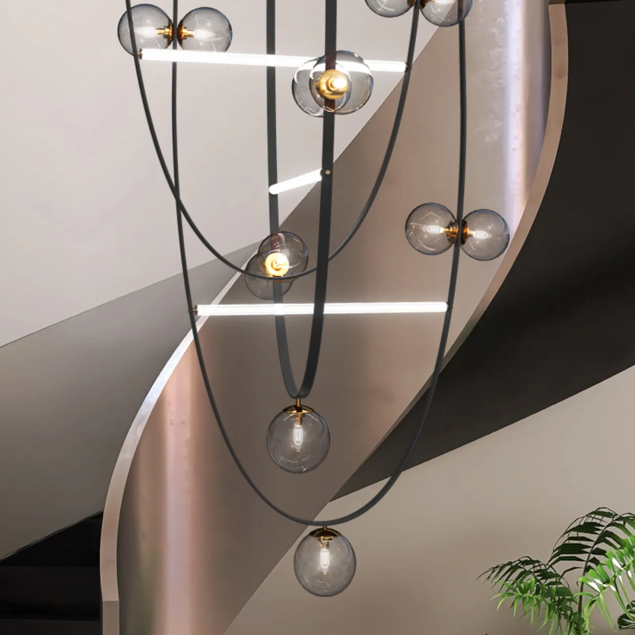 Подвесной светильник FABIUS H120 Black от ImperiumLoft