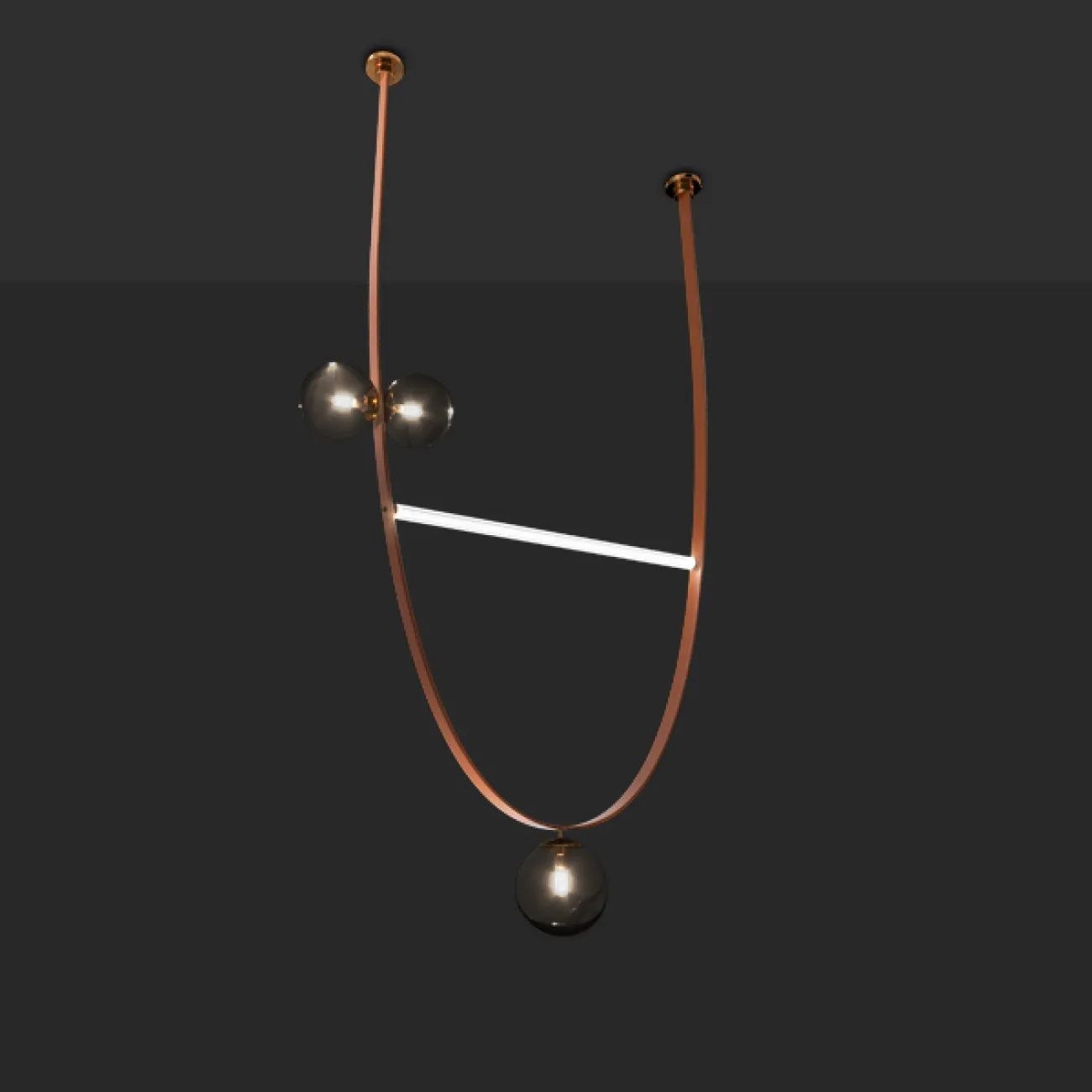 Подвесной светильник FABIUS H140 Red от ImperiumLoft