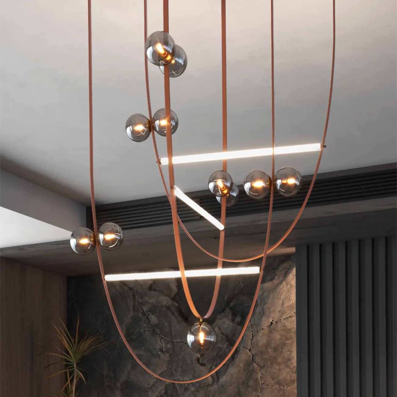 Подвесной светильник FABIUS H120 Black от ImperiumLoft