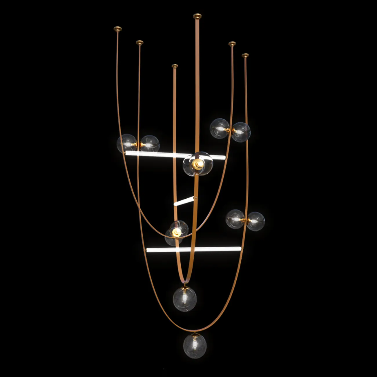 Подвесной светильник FABIUS H140 Red от ImperiumLoft