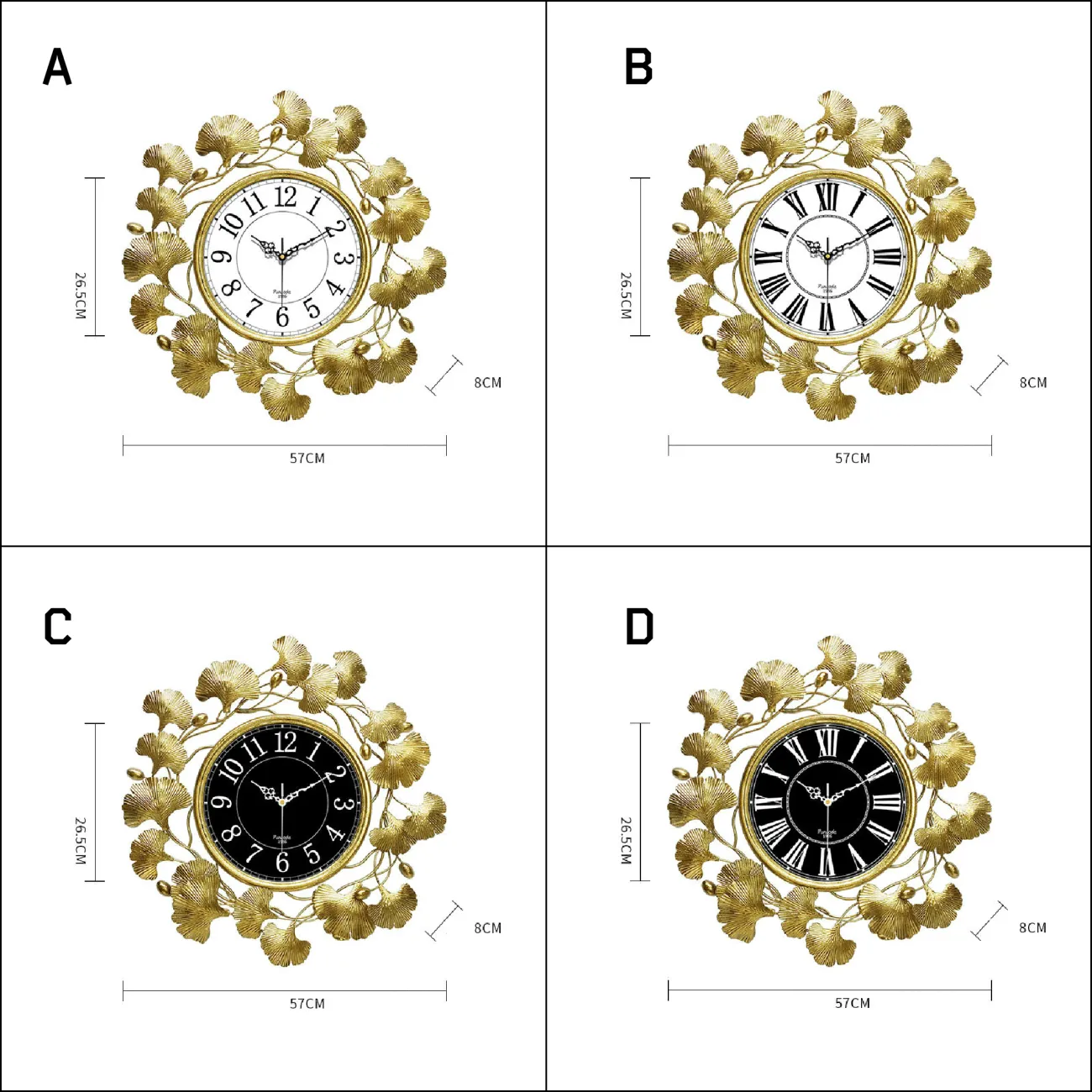 Дизайнерский настенный декор часы LaLume-KKK00366