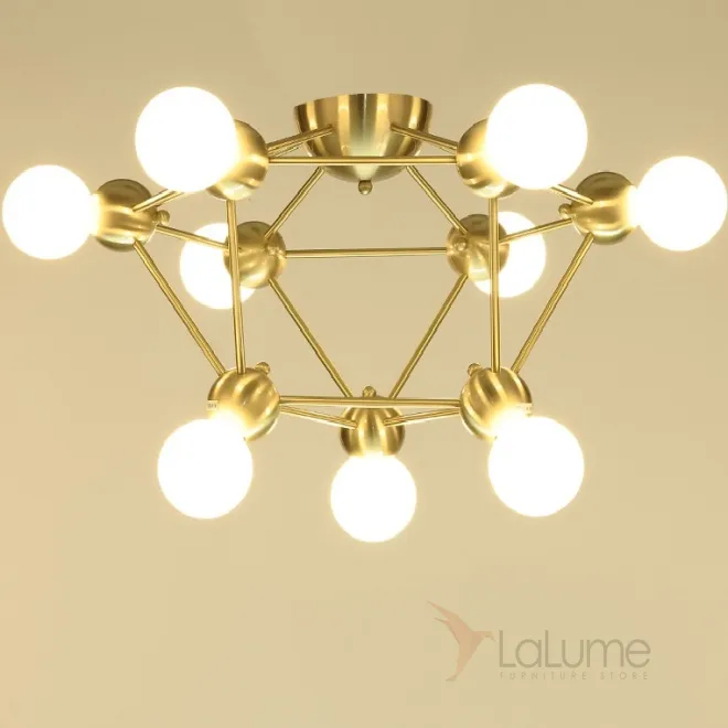 Потолочная люстра «молекулярной» формы NANO от ImperiumLoft Потолочная люстра «молекулярной» формы NANO от ImperiumLoft