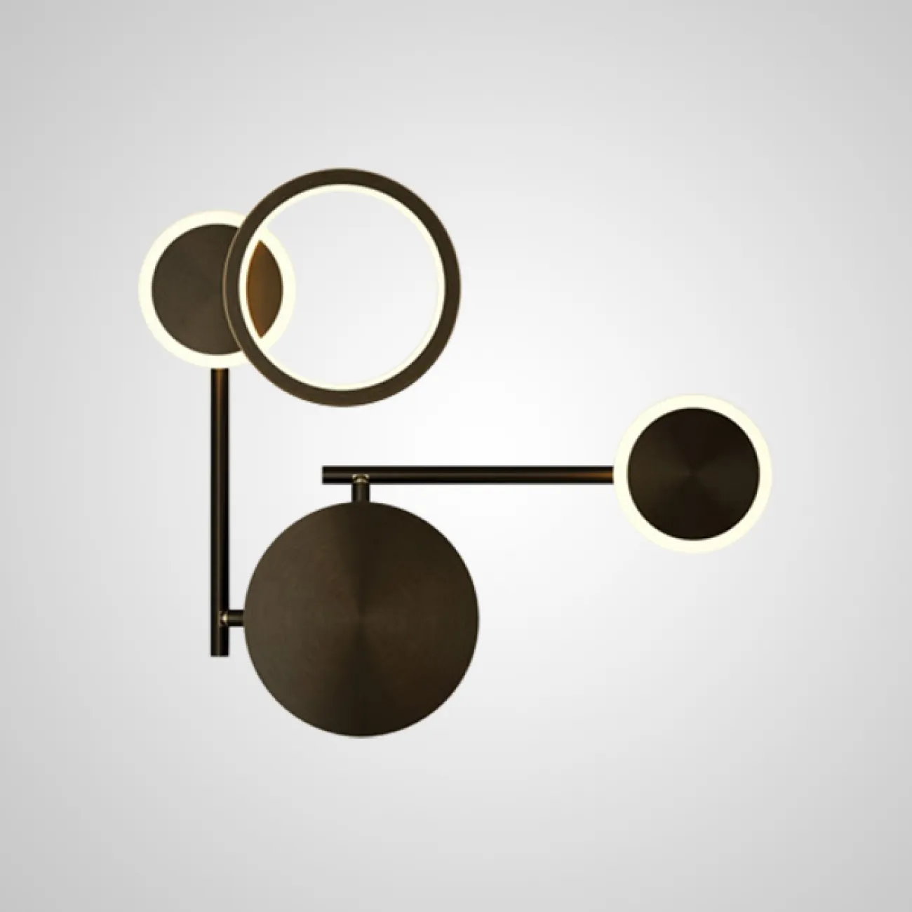 Настенный светильник ZINGY B Brass от ImperiumLoft