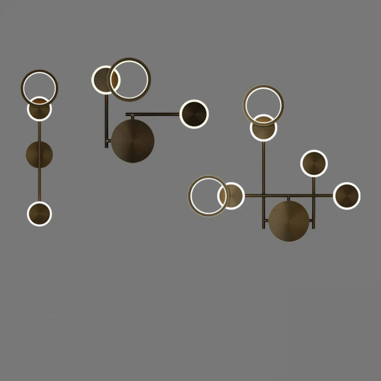 Настенный светильник ZINGY C Brass от ImperiumLoft