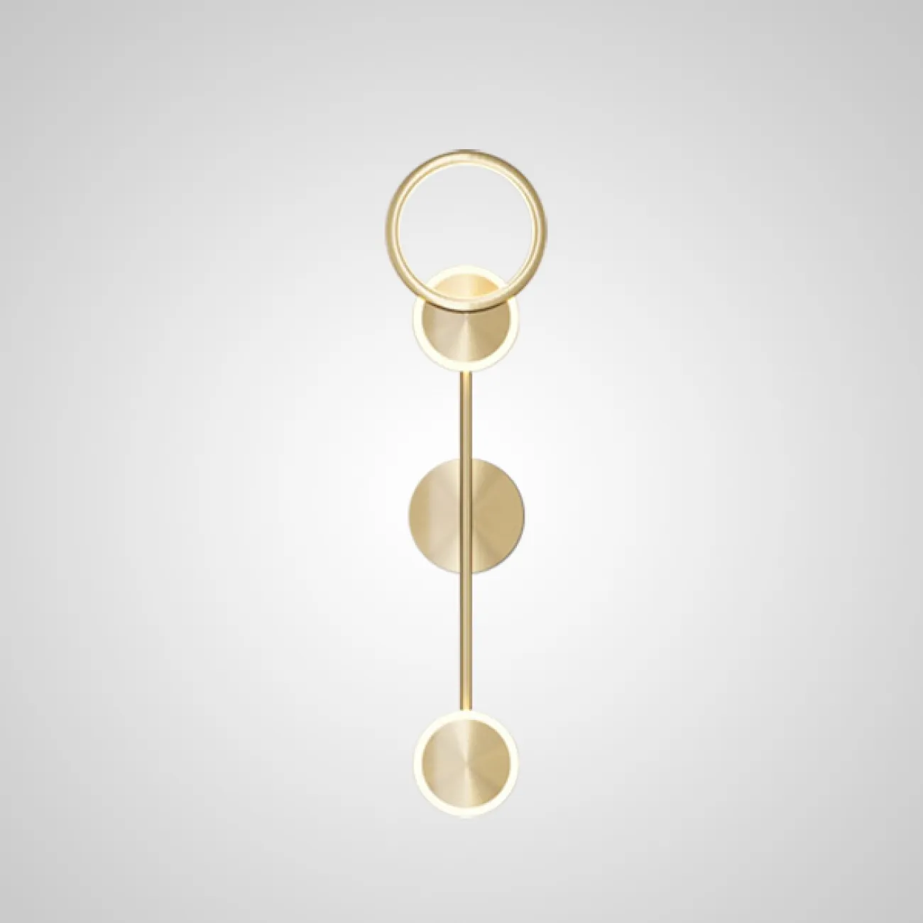 Настенный светильник ZINGY D Brass от ImperiumLoft