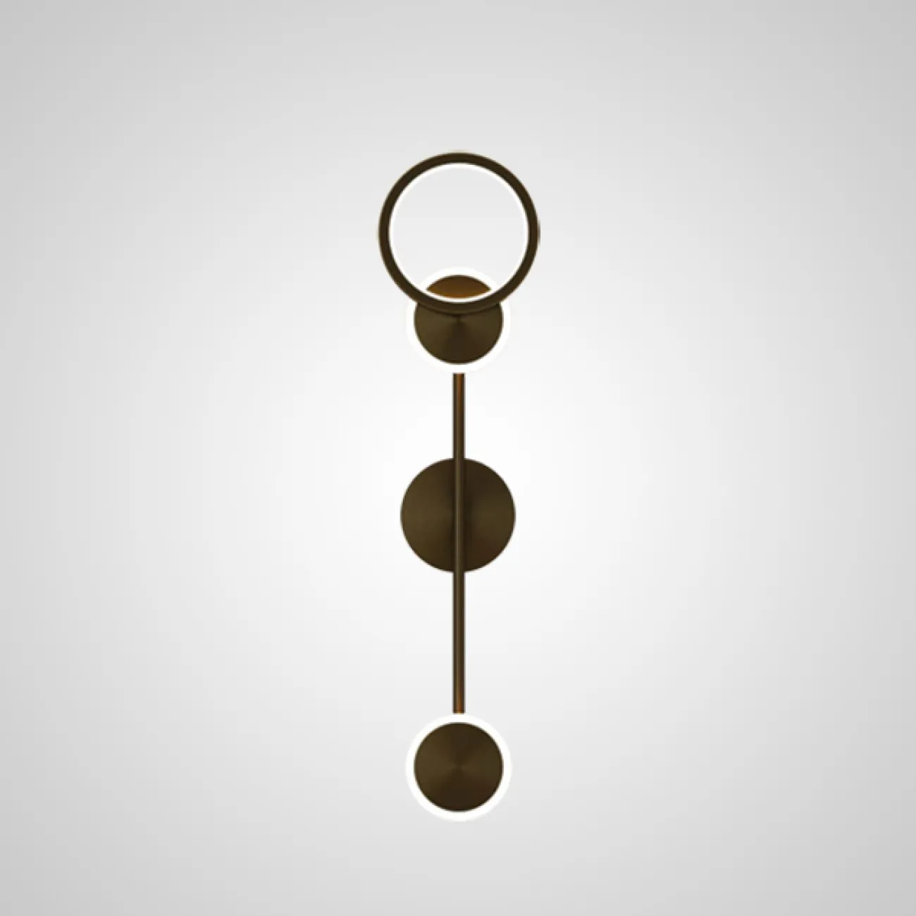 Настенный светильник ZINGY D Brass от ImperiumLoft