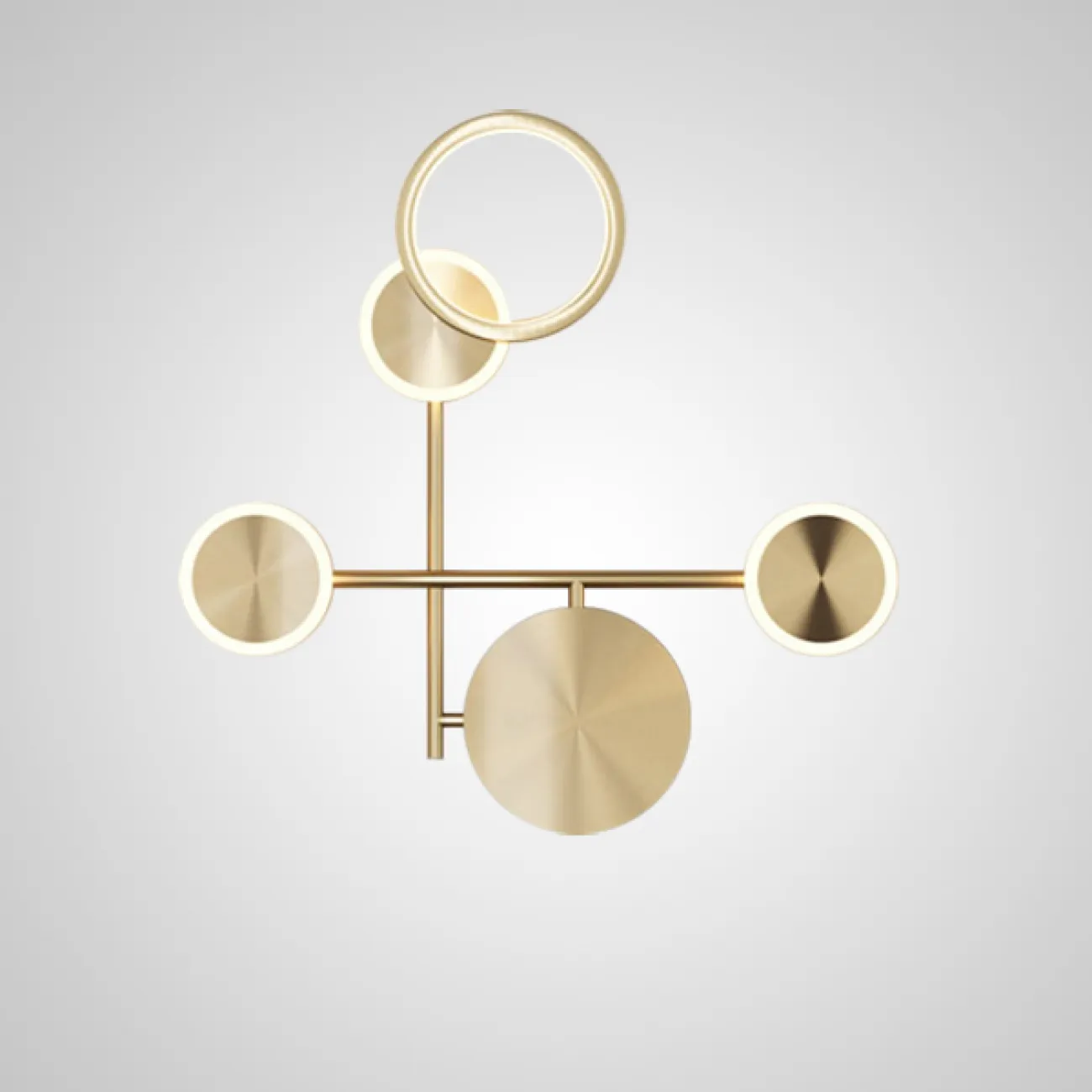 Настенный светильник ZINGY C Brass от ImperiumLoft