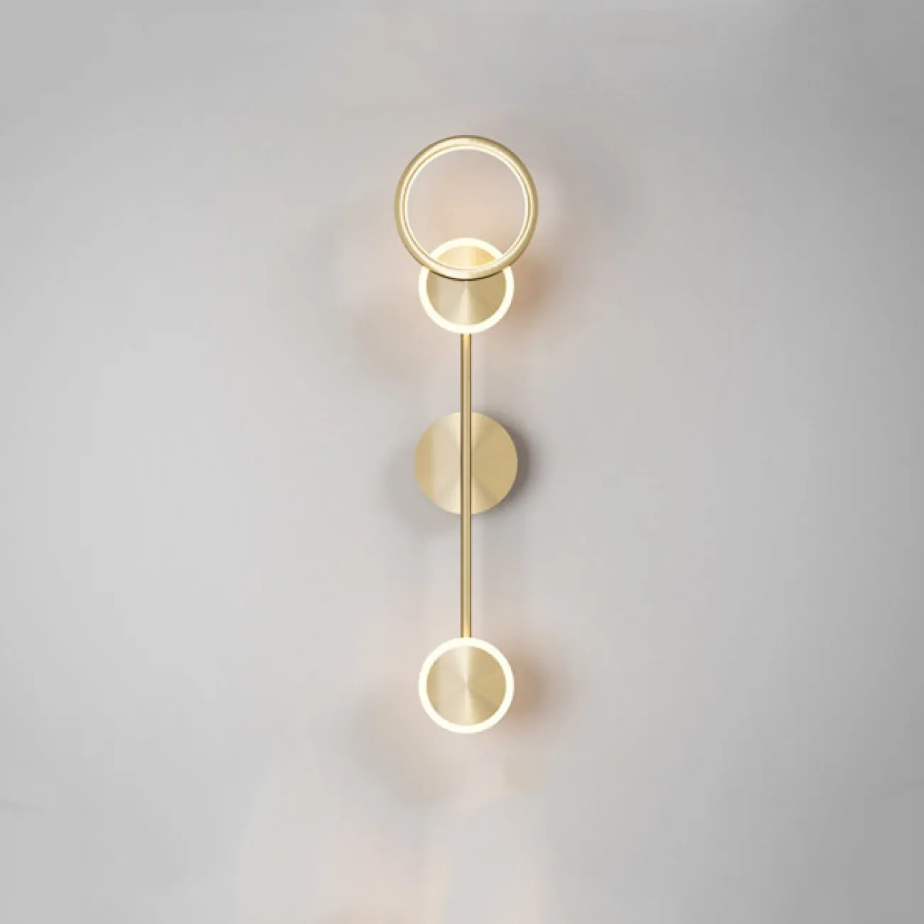 Настенный светильник ZINGY D Brass от ImperiumLoft