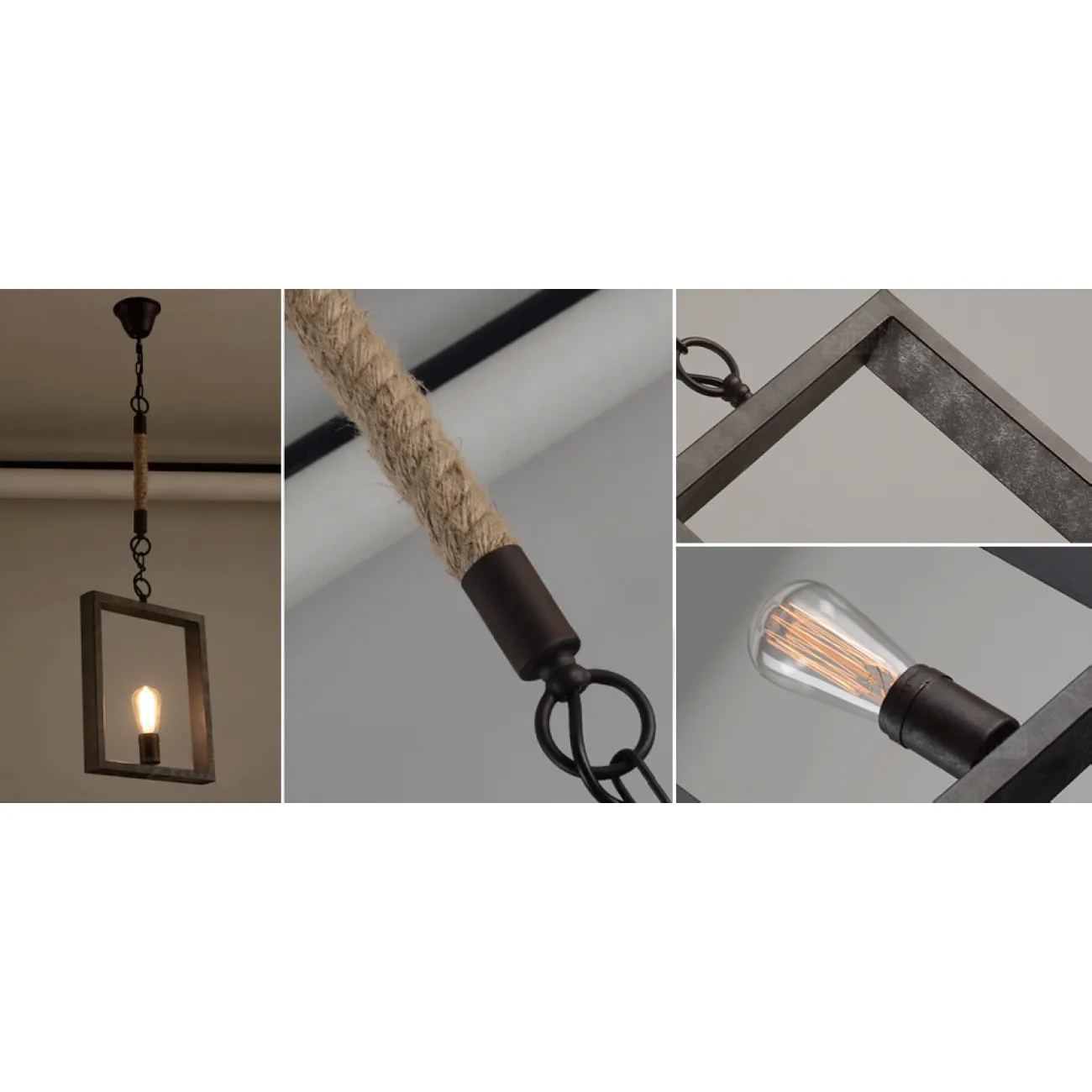 Люстра Quadrate Loft Rope Light от LaLume Люстра Quadrate Loft Rope Light от LaLume