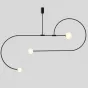 Люстра Fontana Amorosa Three Vortex Black designed by Michael Anastassiades