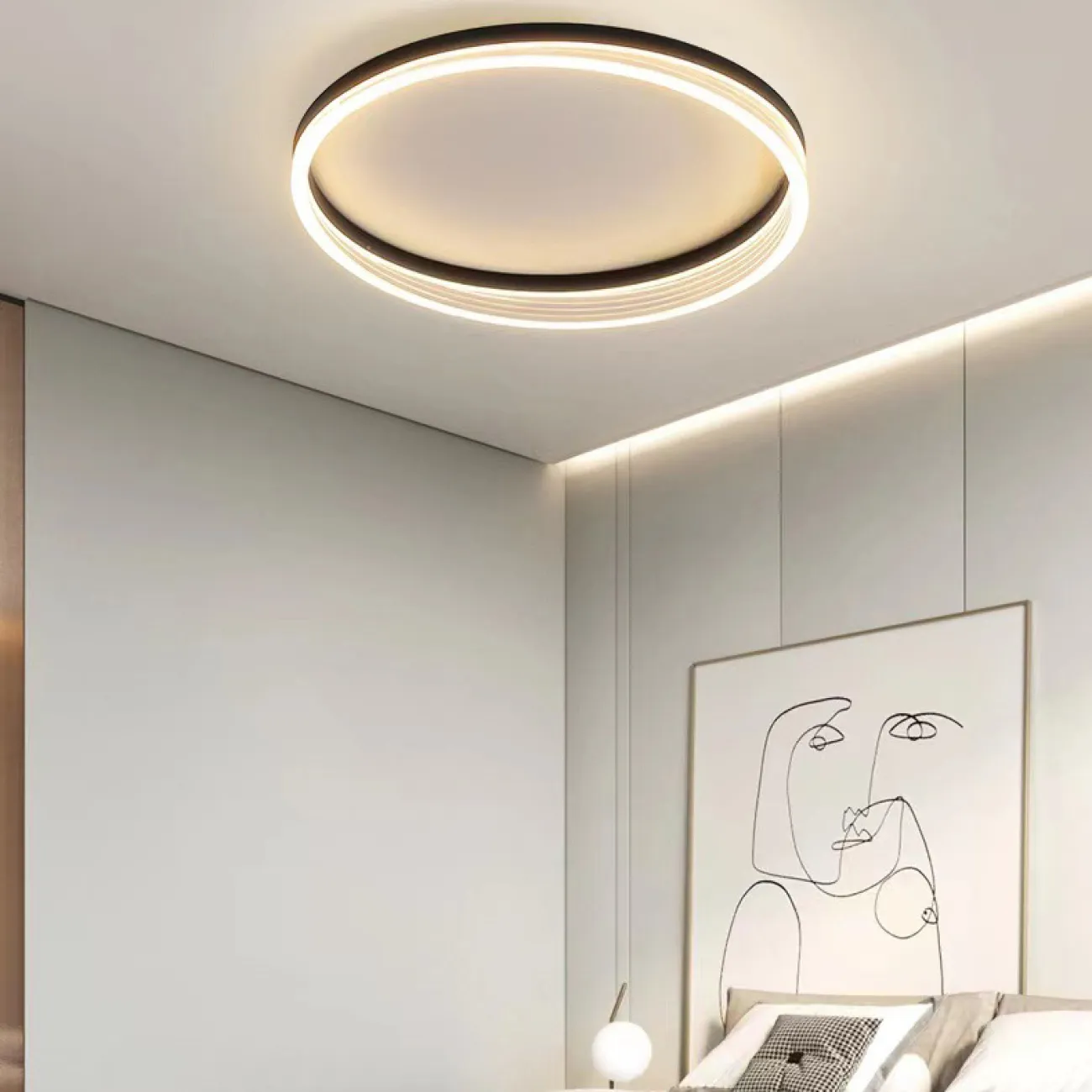 Потолочный светильник LIGO D60 Black от ImperiumLoft Потолочный светильник LIGO D60 Black от ImperiumLoft